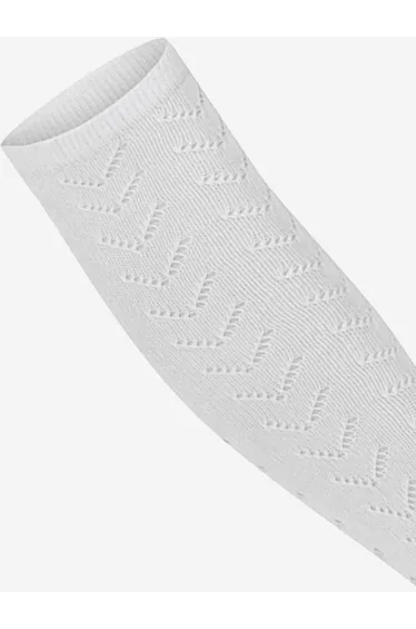 Girls School Pelerine Knee High Socks in White
