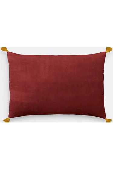 Velvet Linen & Cotton Cushion Cover