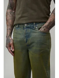 Tall Relaxed Tinted Jeans - green - 3