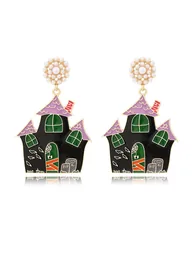 Haunted House Pearl Earrings - 4