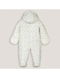 Floral Hooded Warm Snowsuit - 1