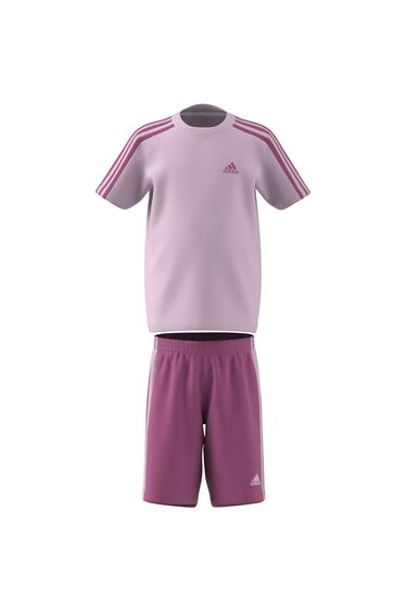 Essentials 3-Stripes Tee and Shorts Set