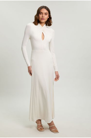Long Sleeve Jersey Maxi Dress