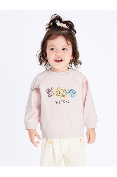 Girls' Sweatshirt With Printed Detail