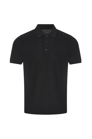 PRO RTX Mens Pro Moisture Wicking Polo Shirt - Black
