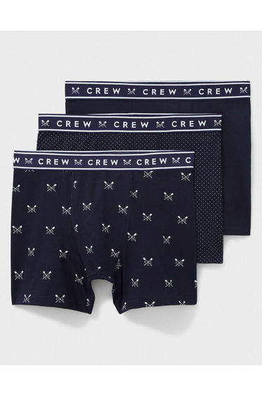 3Pk Jersey Boxer Navy Multi