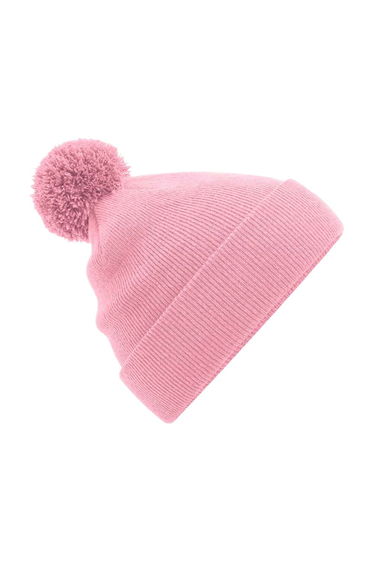 Beechfield Unisex Adult Original Pom Pom Beanie - Dusky Pink