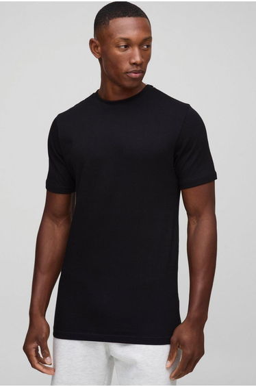 3 Pack Slim Fit Crew Neck T-Shirts - multi