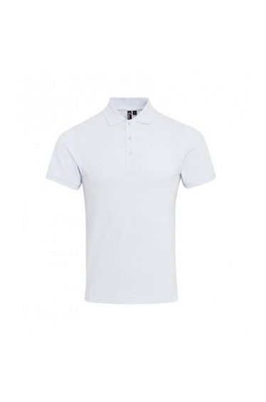 Premier Mens Coolchecker Plus Piqu Polo Shirt - White