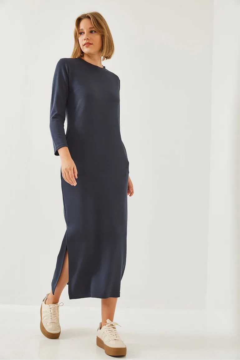 Women's Modal Fabric Long Dress - 4