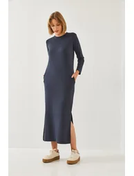 Women's Modal Fabric Long Dress - 5