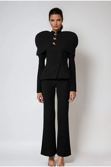 Diletta Button Shawl Jacket