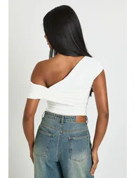 Double Layer Slinky Snake Trim Bodysuit - 1