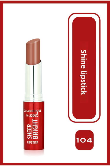 Mood Sheer Glossy Lipstick No:104 Nude Latte
