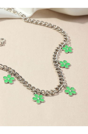 Flower Drop Necklace