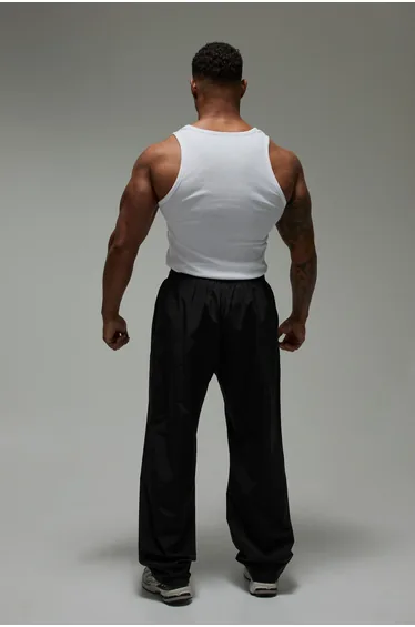 One More Rep Muscle Ribbed Vest - white