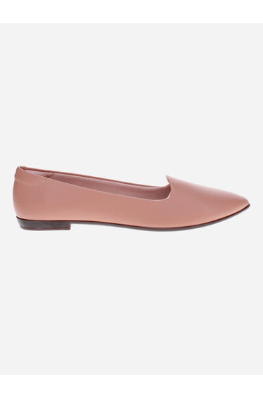 Solid Pointed Toe Flat Shoes
