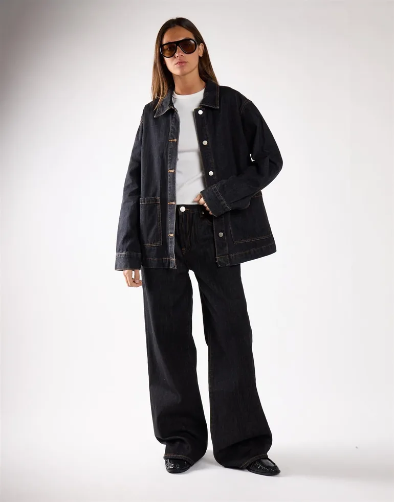 Indigo Denim Chore Jacket