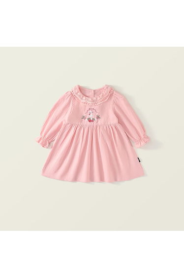 Toddler Strawberry Bow Bunny Sweet Dress