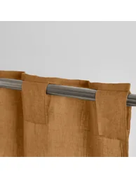 Onega Single Washed Linen Curtain with Concealed Tabs - 2