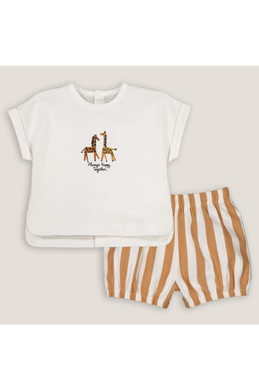 Cotton T-Shirt/Bloomers Outfit