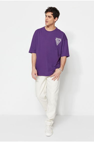 T-Shirt - Purple - Oversize
