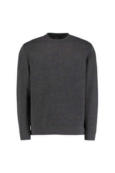 Kustom Kit Mens Klassic Drop Shoulder Sweatshirt - Dark Grey Marl