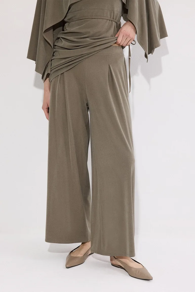 CAPE DETAIL TROUSER SET - 3