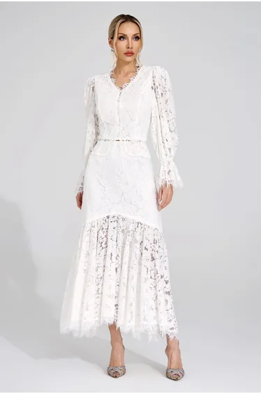 Lovisa White Lace Set