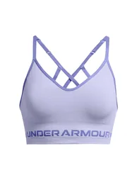 Under Armour Womens/Ladies Low Long Sports Bra - Purple - 1