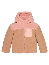 Teddy Faux Fur Jacket with Hood - 2