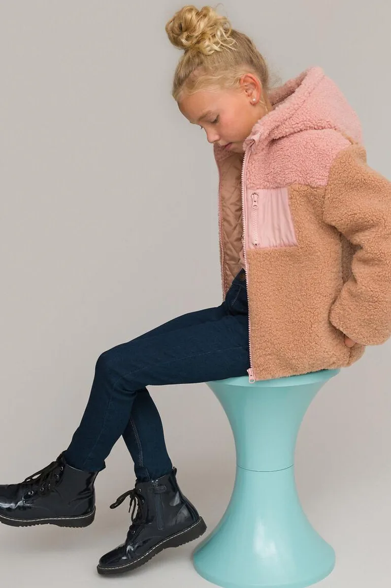 Teddy Faux Fur Jacket with Hood