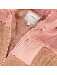 Teddy Faux Fur Jacket with Hood - 5