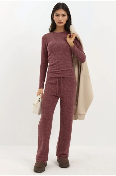 Soft Textured Long Sleeve Blouse Busem Collection