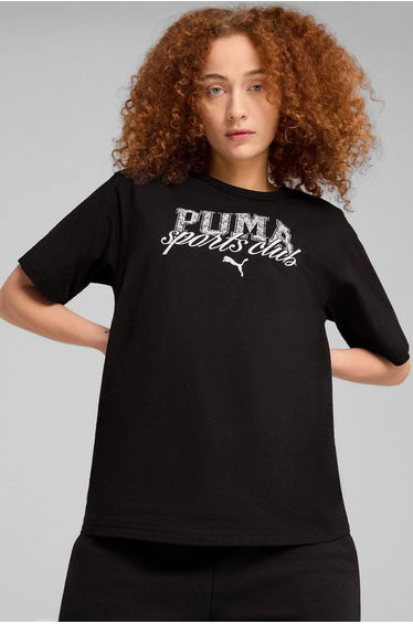 Women's Puma Class Relaxed T-Shirt in Black