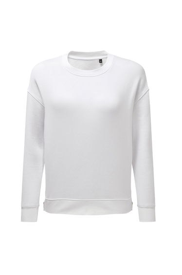 TriDri Womens/Ladies Recycled Zipped Sweatshirt - White