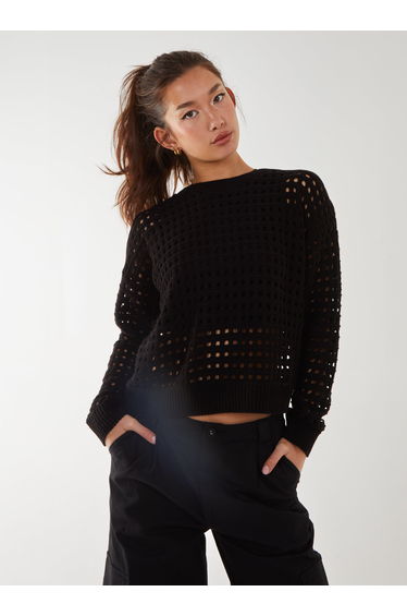 Crochet Knitted Sweater