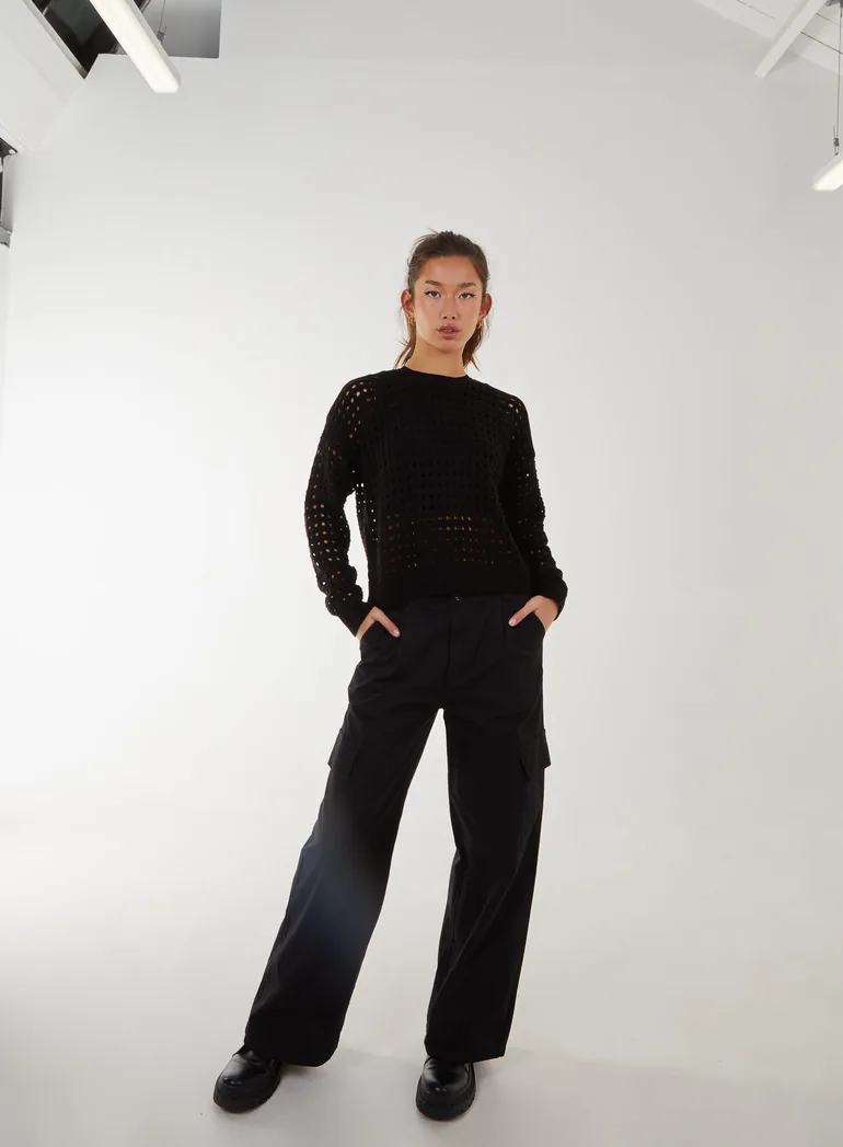 Crochet Knitted Sweater - 1