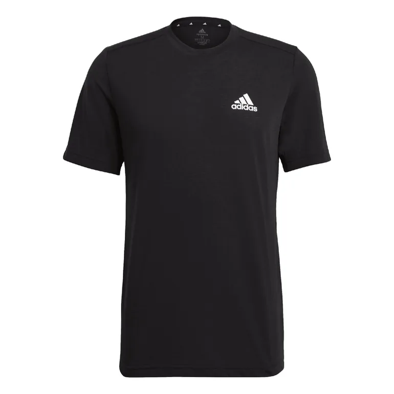 Men's adidas Aeroready Designed To Move Feelready Sport T-Shirt in Black - 2