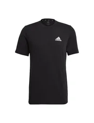 Men's adidas Aeroready Designed To Move Feelready Sport T-Shirt in Black - 3