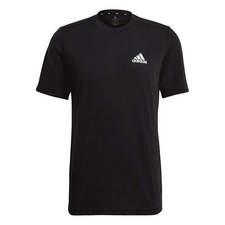 Men's adidas Aeroready Designed To Move Feelready Sport T-Shirt in Black