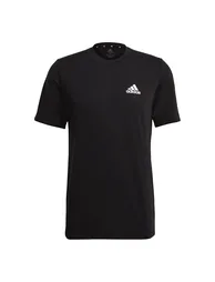 Men's adidas Aeroready Designed To Move Feelready Sport T-Shirt in Black