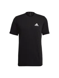 Men's adidas Aeroready Designed To Move Feelready Sport T-Shirt in Black - 1