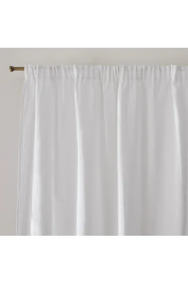 ستارة بكتان مغسول مزموم