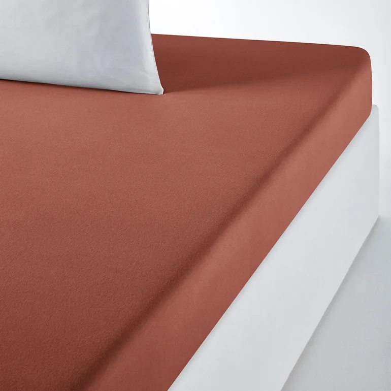 شرشف سرير قطن جيرسية بحواف مطاطية