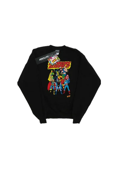 Marvel Comics Boys Avengers Assemble Sweatshirt - Black