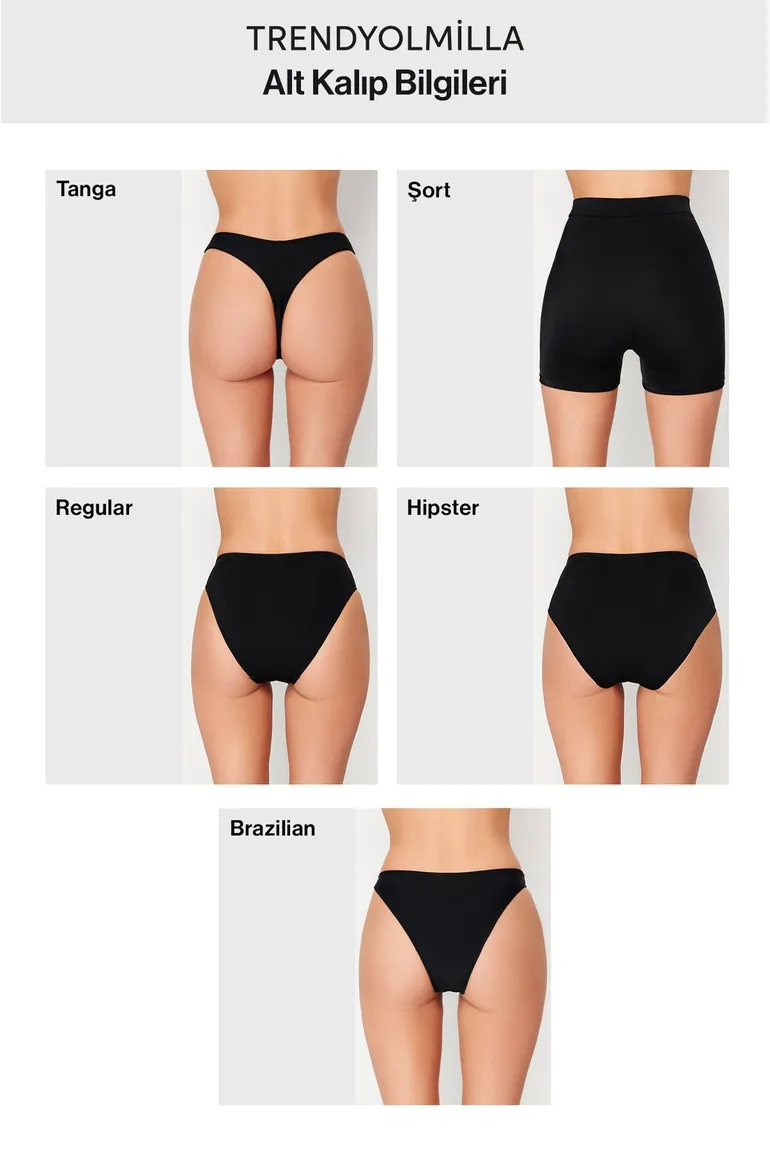 Black Deep Decollete Decollete Swimsuit - 8