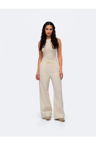 Linen Trousers - STONE GREY