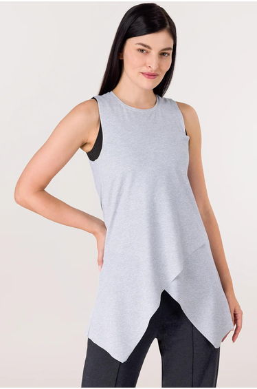 Twirl Studio Top - CORE HEATHER GREY