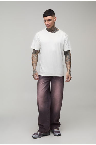 Tall Relaxed Tinted Jeans - pink